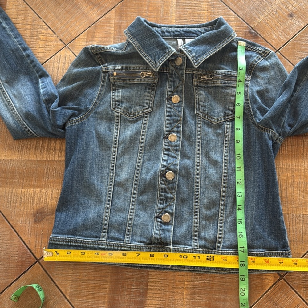 New Directions Weekend Women's Denim Jean Jacket Size Medium - Picture 7 of 8